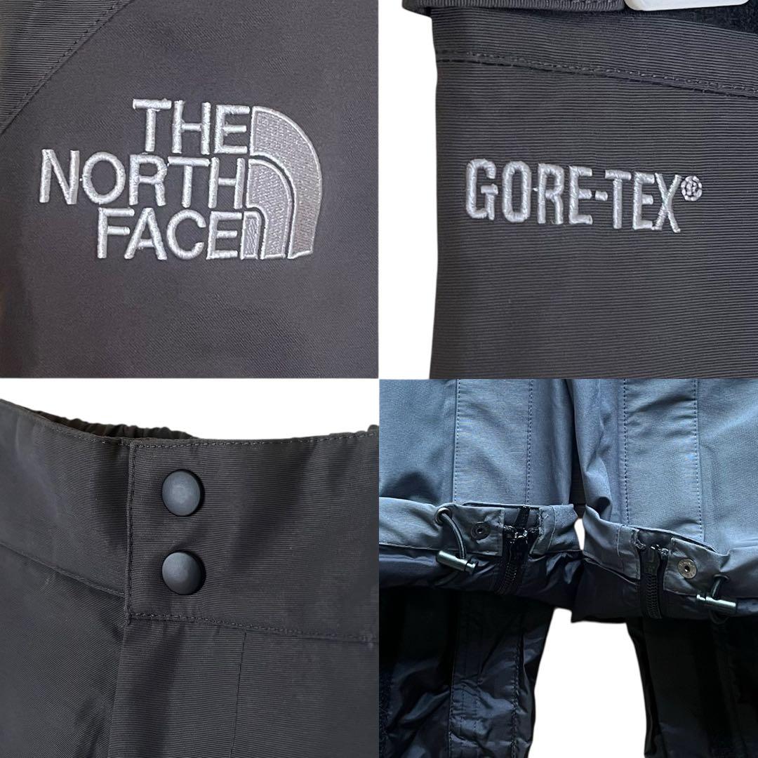 美品 ノースフェイス L マウンテンパンツ ストレッチ ゴアテックス グレー 冬