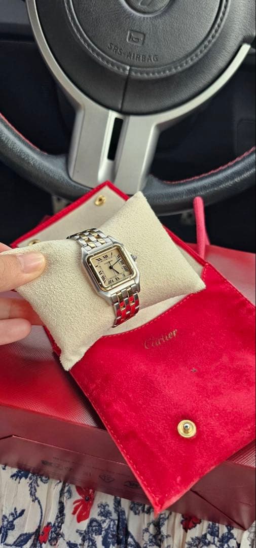 Cartier カルティエ パンテール MM K18 ベルト　1コマ　YG