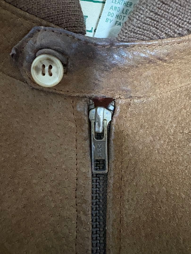 破格　90's L.L bean スエード　ハリントンジャケット　38サイズ