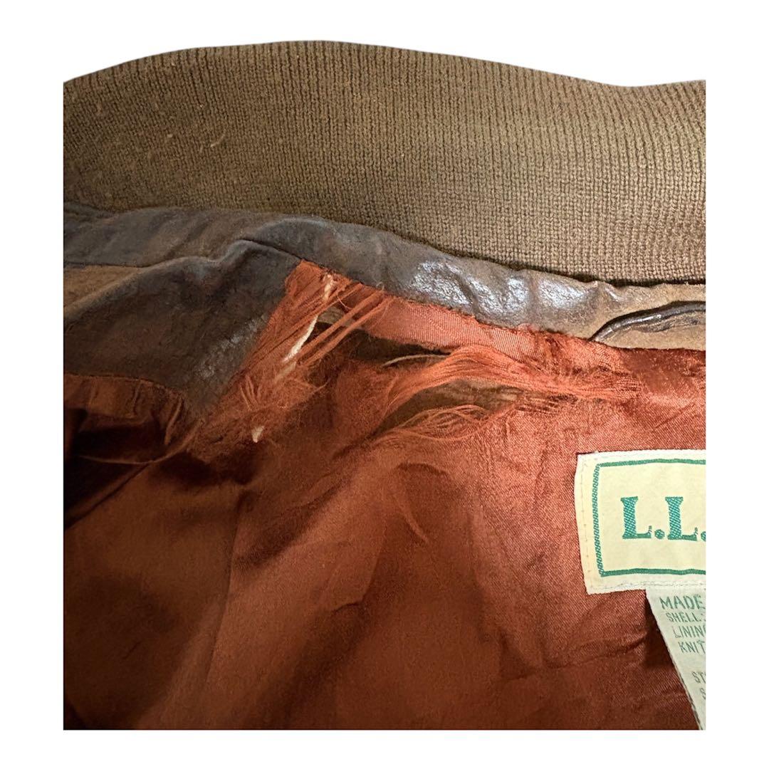 破格　90's L.L bean スエード　ハリントンジャケット　38サイズ