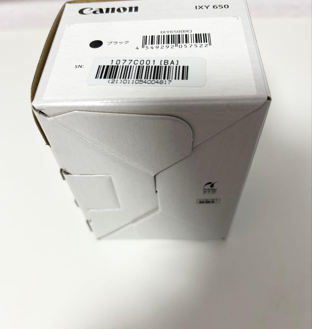 【新品・未開封】Canon IXY650 コンパクトデジタルカメラ ブラック
