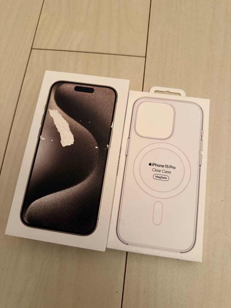 Apple iPhone 15 Pro + ケース　128GB アイフォン