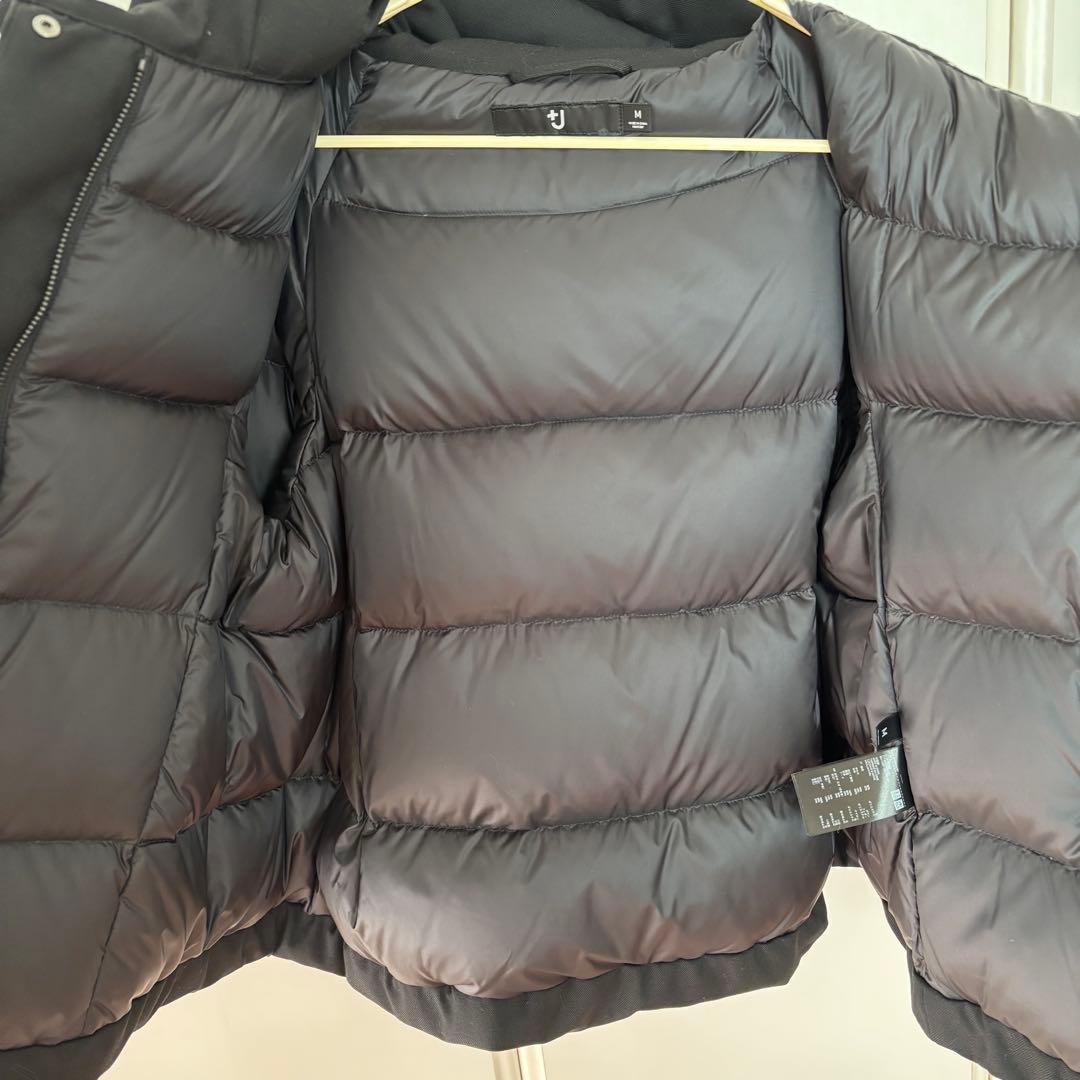 レア　初期　ユニクロ　+j ジルサンダー　ダウンショートパーカ　黒　ウール