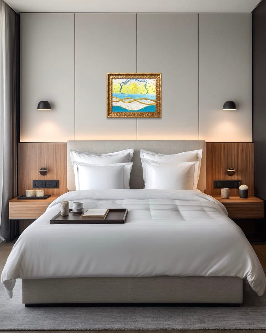 開運絵画　オリジナル　守護の方達からのメッセージ