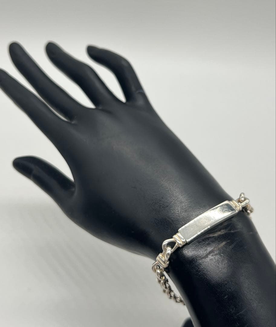 ティファニー TIFFANY ノットリンクチェーン IDブレスレット 希少