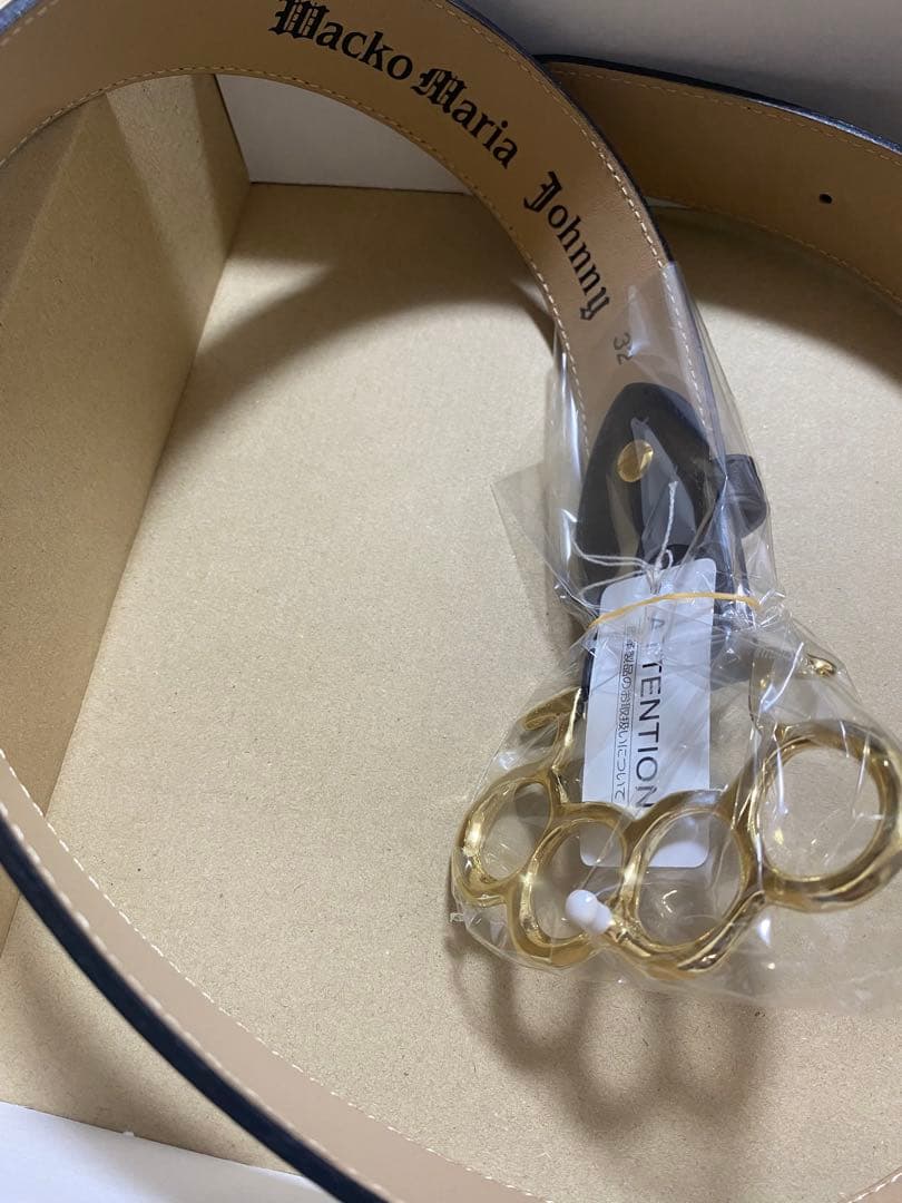 WACKO MARIA Johnny Leather Belt ベルト