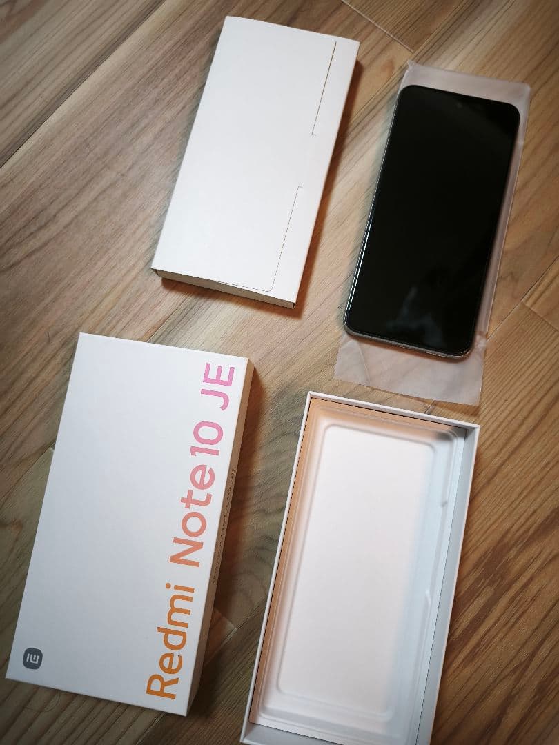 【ほぼ新品未使用】RedmiNote 10 JE 5G 64GB クロムシルバー
