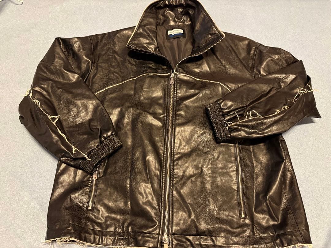 【美品】MAISON SPECIAL レザーブルゾン