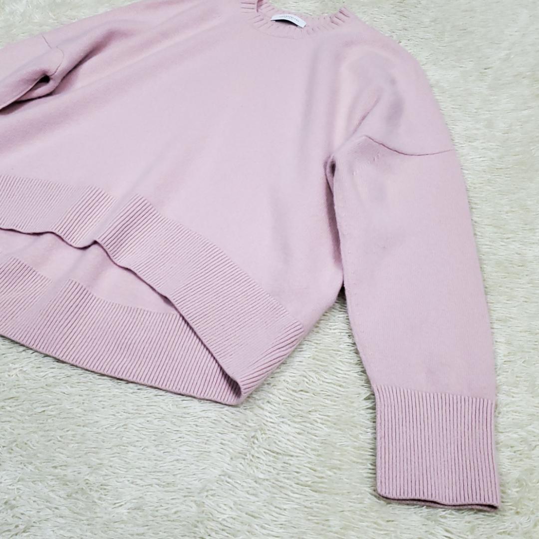 美品 トゥモローランド 金子綾コラボ ウールカシミヤ ニット プルオーバー L