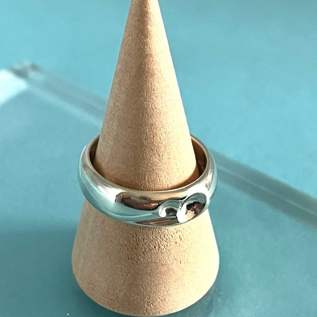 TIFFANY＆Co エルサ ペレッティ カーブドハート リング 14号 925