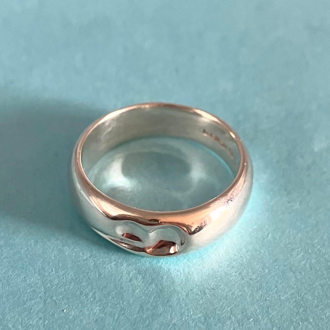 TIFFANY＆Co エルサ ペレッティ カーブドハート リング 14号 925