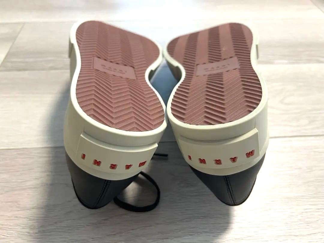 MARNI パブロ　ナッパレザー製 Pabloロートップ レースアップスニーカー