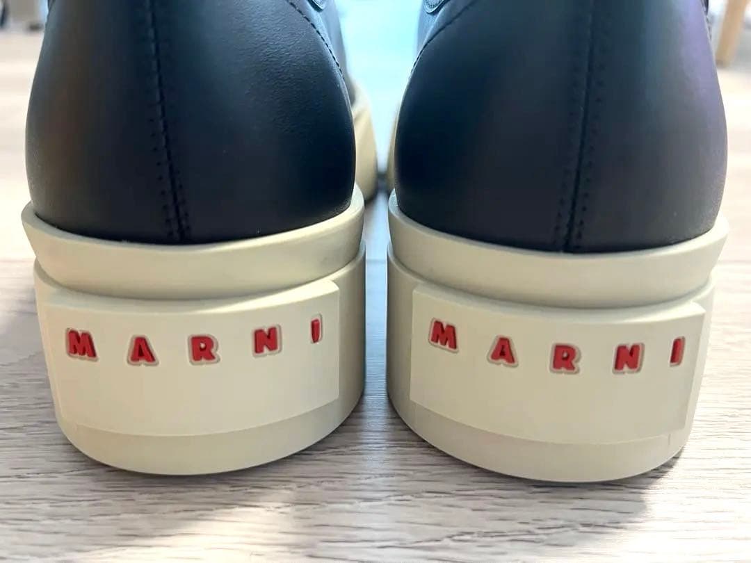 MARNI パブロ　ナッパレザー製 Pabloロートップ レースアップスニーカー