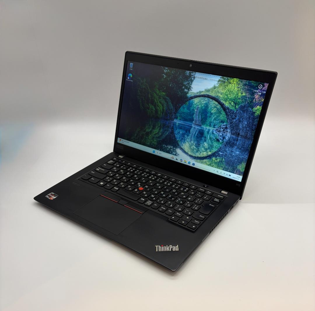 高速、高性能、ThinkPad X13 Gen1、16GB、256GB NVMe