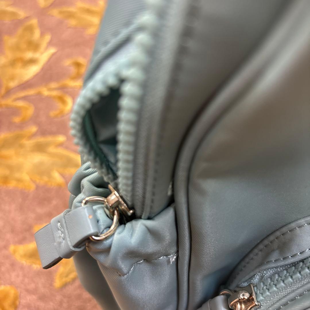 〜Plumeria〜TOCCA トッカ　大きめ　水色リボン装飾 リュック