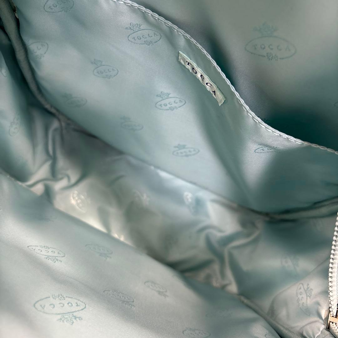 〜Plumeria〜TOCCA トッカ　大きめ　水色リボン装飾 リュック