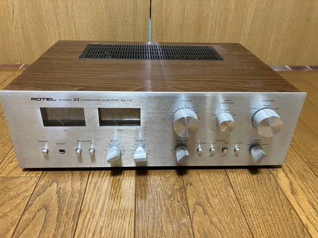 希少!!　ROTEL　ローテル　アンプ　RA-714　音出しOK　現状品