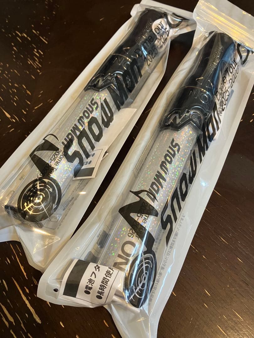  Man ドームツアー ペンライト 2本 音符落下物と銀テープ2本セット