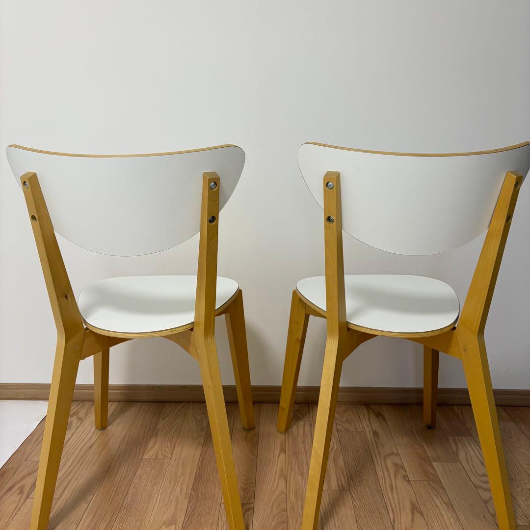 IKEA ダイニングチェア NORDMYRA ノールドミーラ　2脚セット
