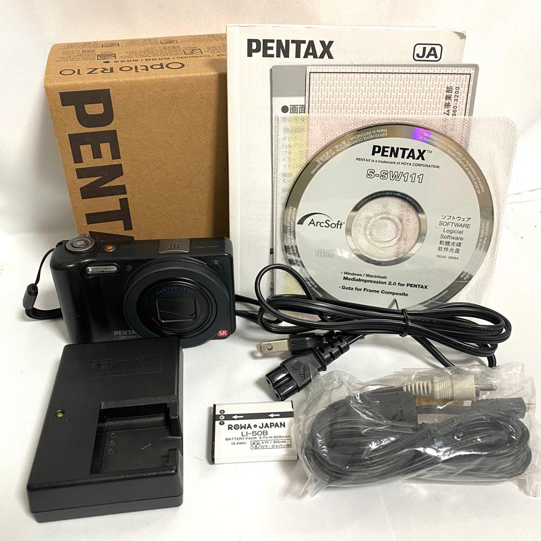 PENTAX Optio RZ10 ブラック デジタルカメラ