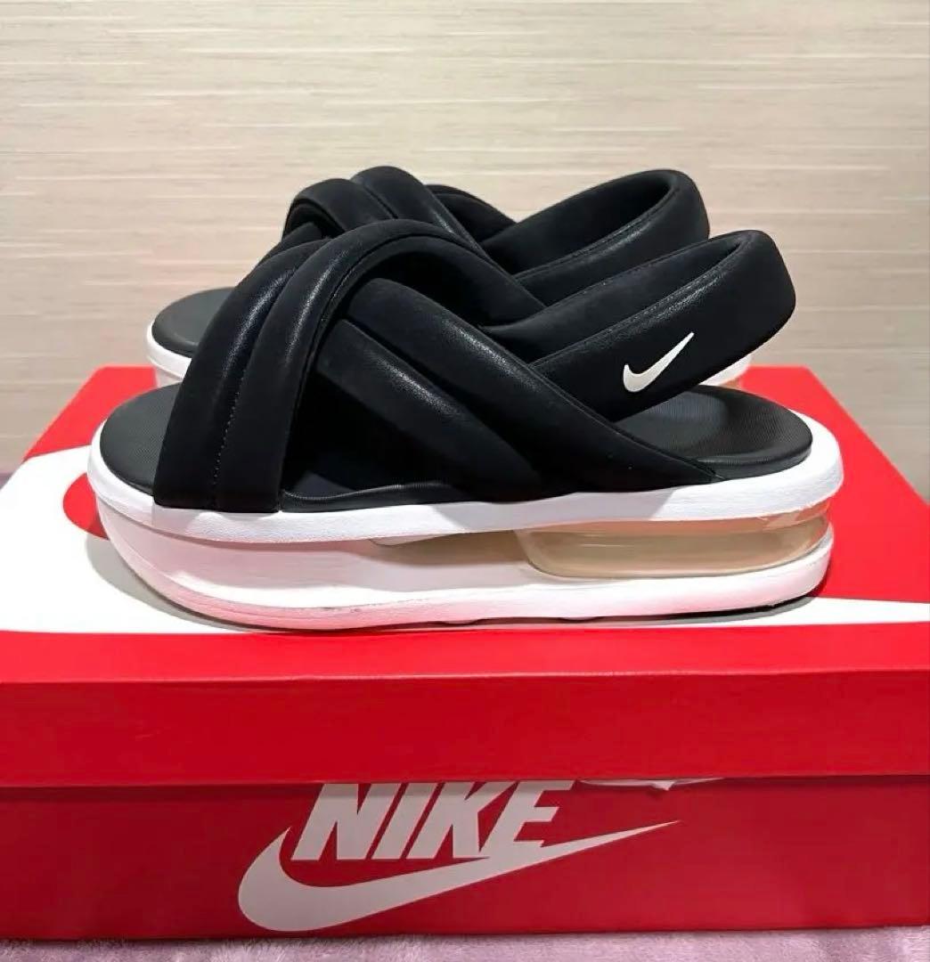 【1回のみ使用】極美品25cm NIKE エアマックス アイラ ブラック
