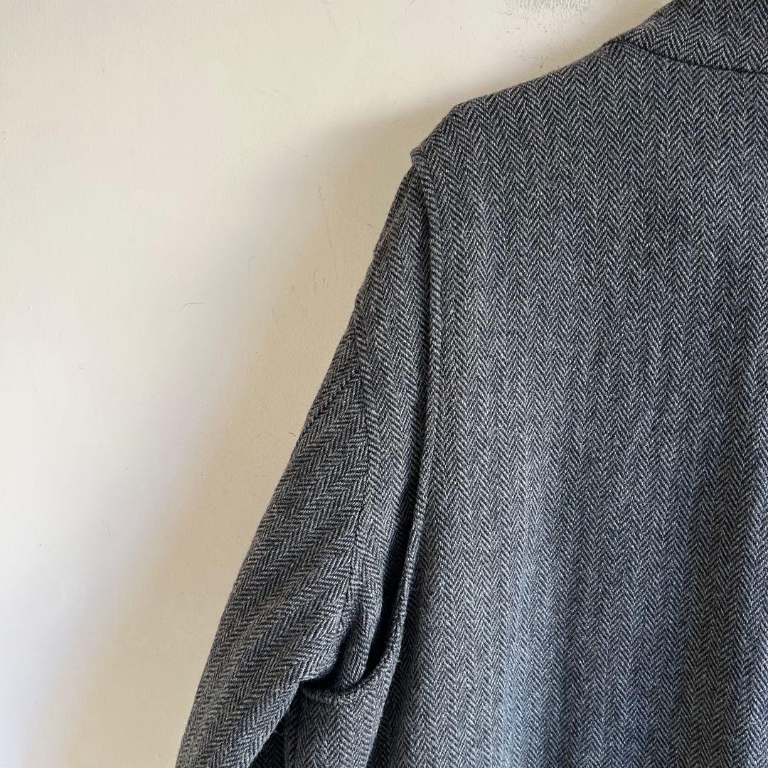 美品 L.L.Bean ヘリンボーン ツイード ハリントンジャケット