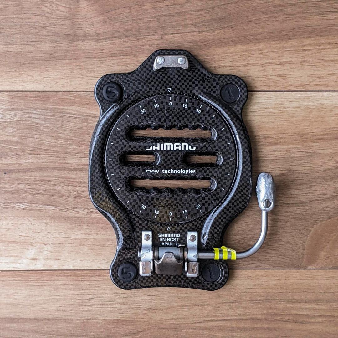 【レア】カーボン製！シマノ クリッカー ステップイン バインディング