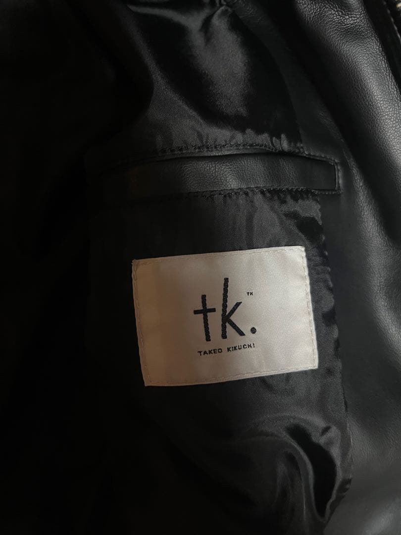 TAKEO KIKUCHI レザーダウン　ジャケット