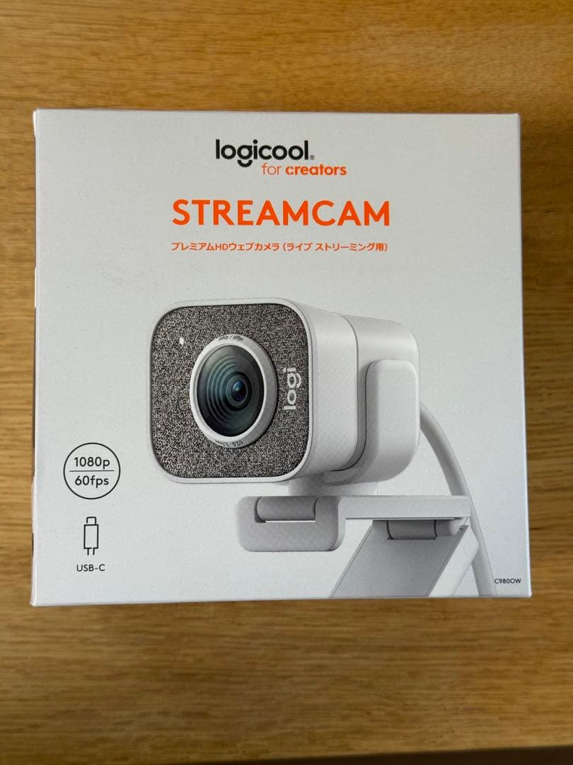 Webカメラ logicool STREAMCAM 1080p 60fps USB-C