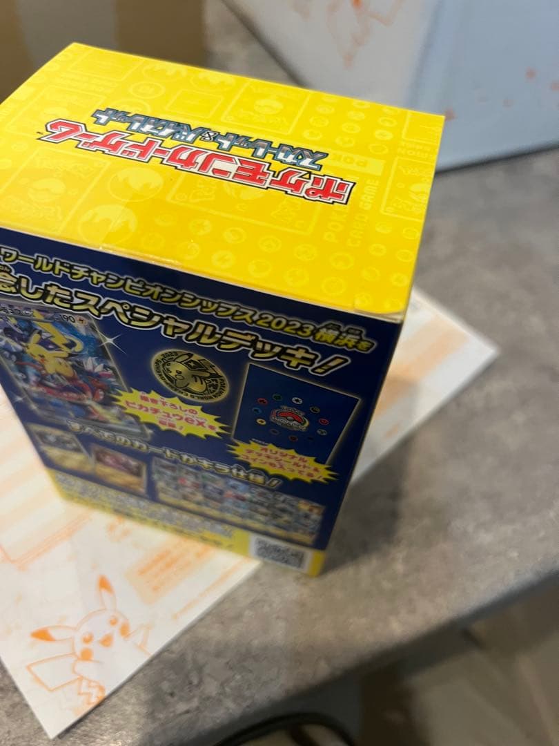 ワールドチャンピオンシップス　2023 wcs2023 横浜記念デッキピカチュウ