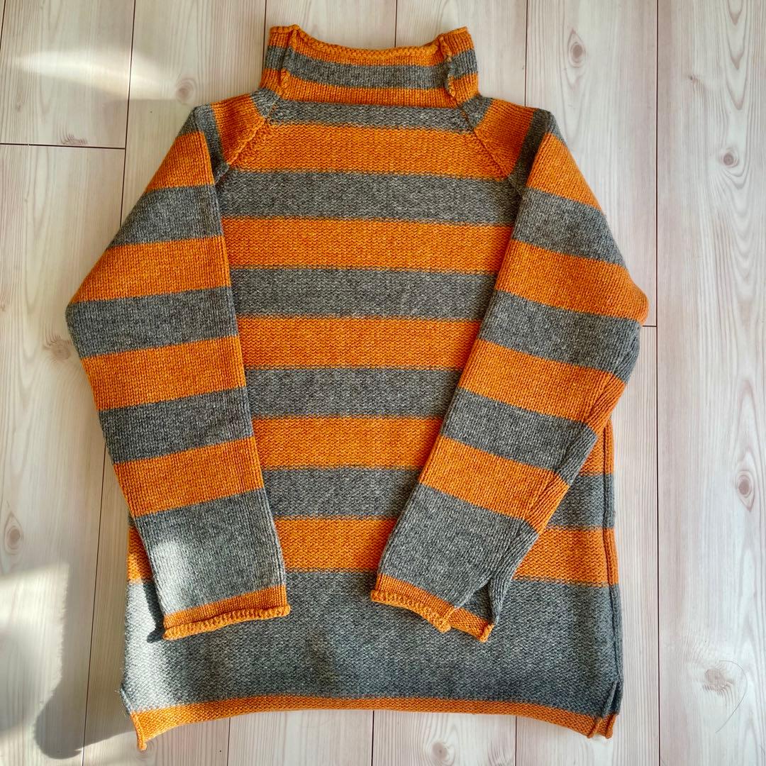 【レア物】INVERALLAN✖️ships ニット　目を引くニット　42サイズ