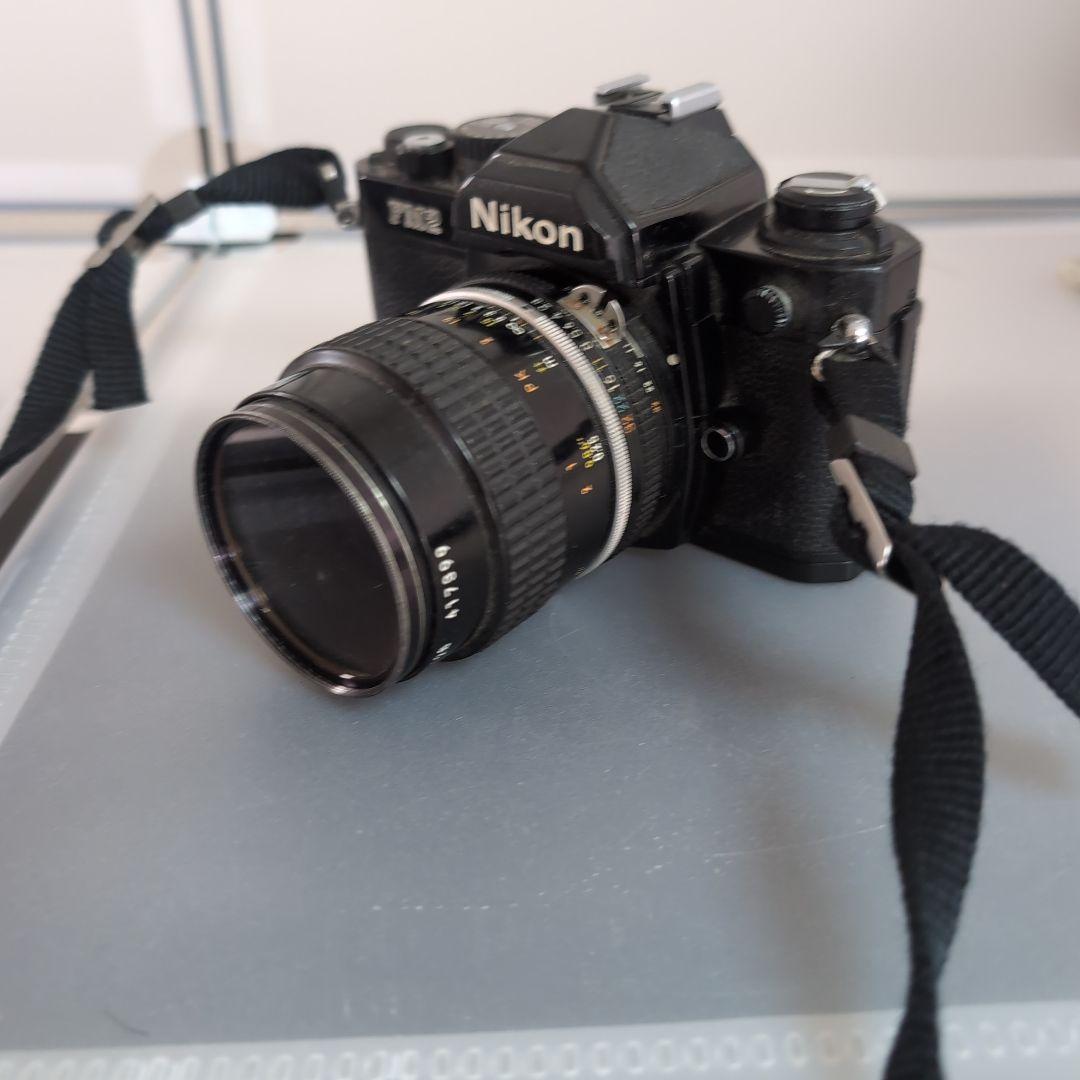 NIKON FM2 ニコン 一眼レフフィルムカメラ55mm・レンズ付きジャンク