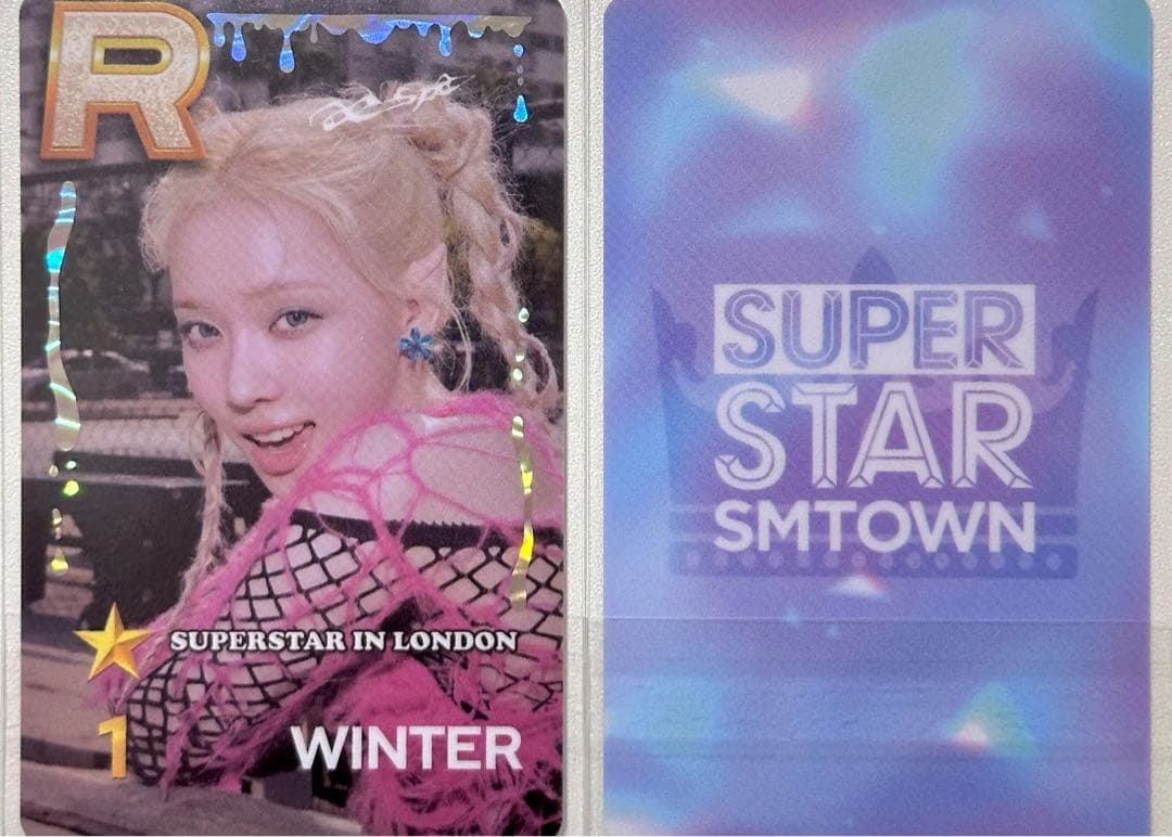 aespa SUPERSTAR SMTOWN ウィンター ロンドン 限定 トレカ