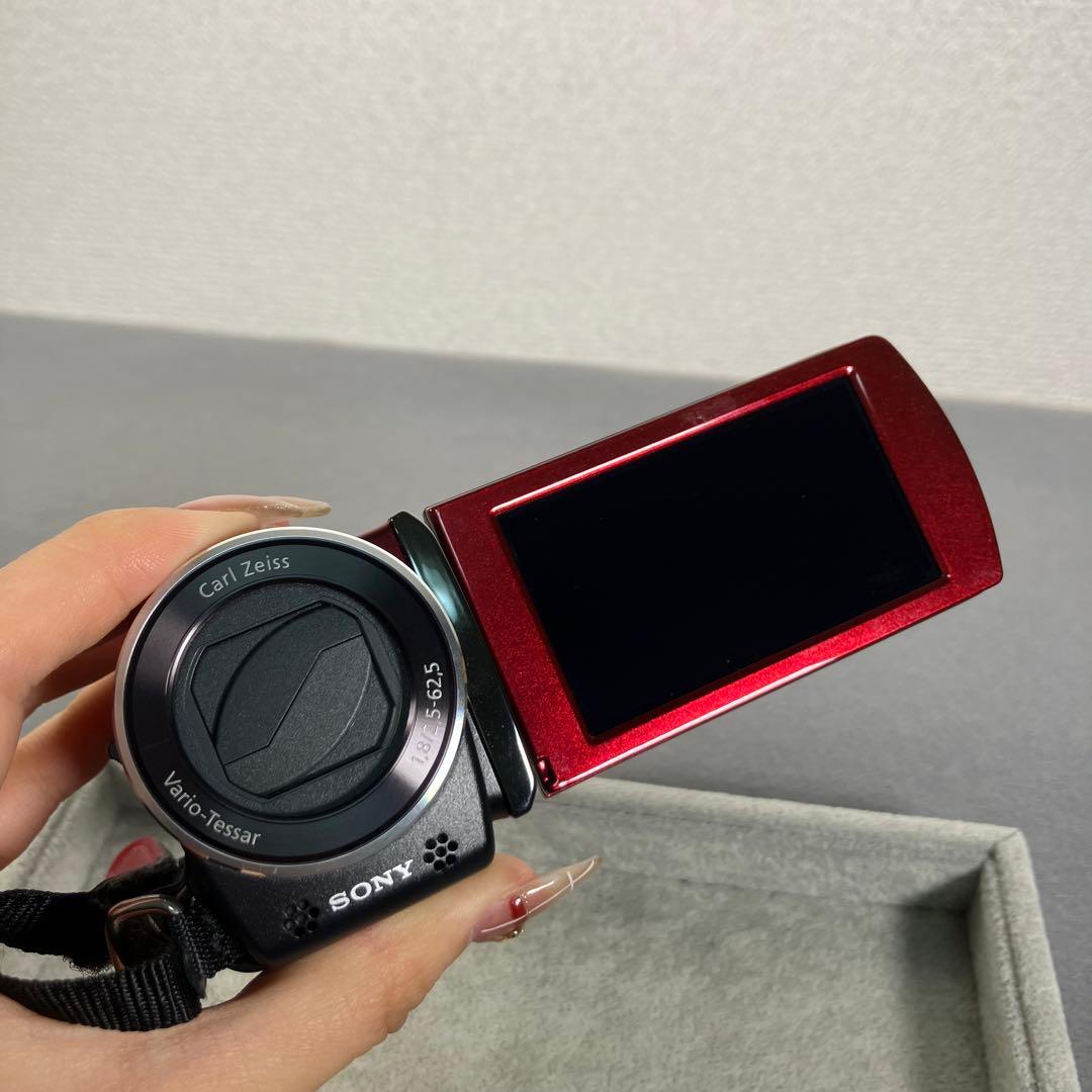 【箱付】SONY ビデオカメラ ハンディカム HDR-CX170 レッド