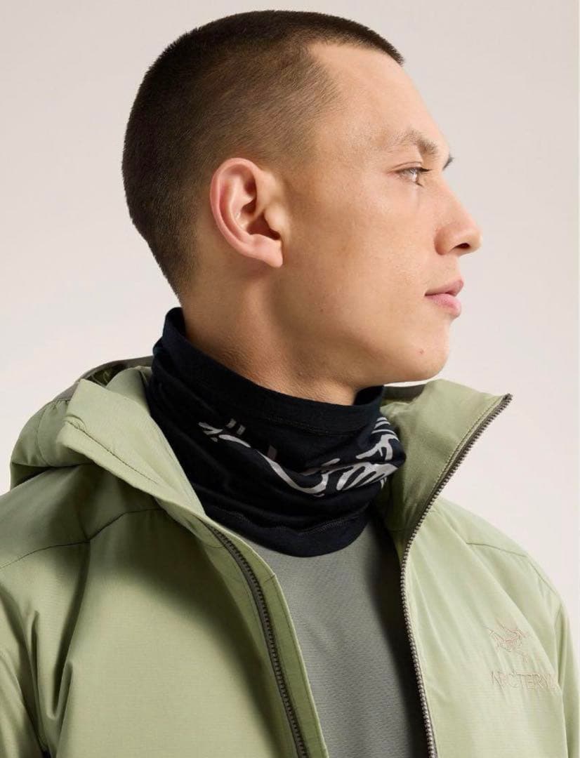 ARC'TERYXライトウェイト ネックゲイター アークテリクス 黒