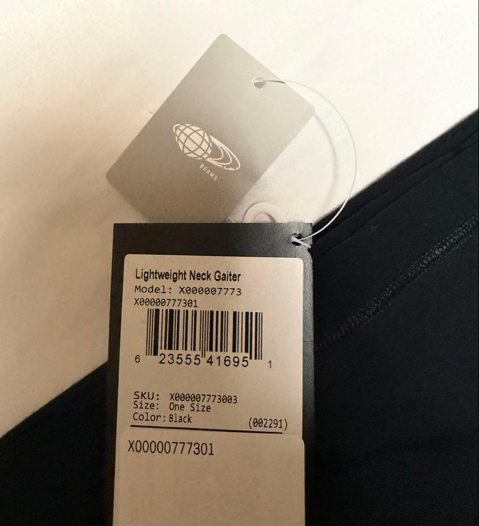 ARC'TERYXライトウェイト ネックゲイター アークテリクス 黒