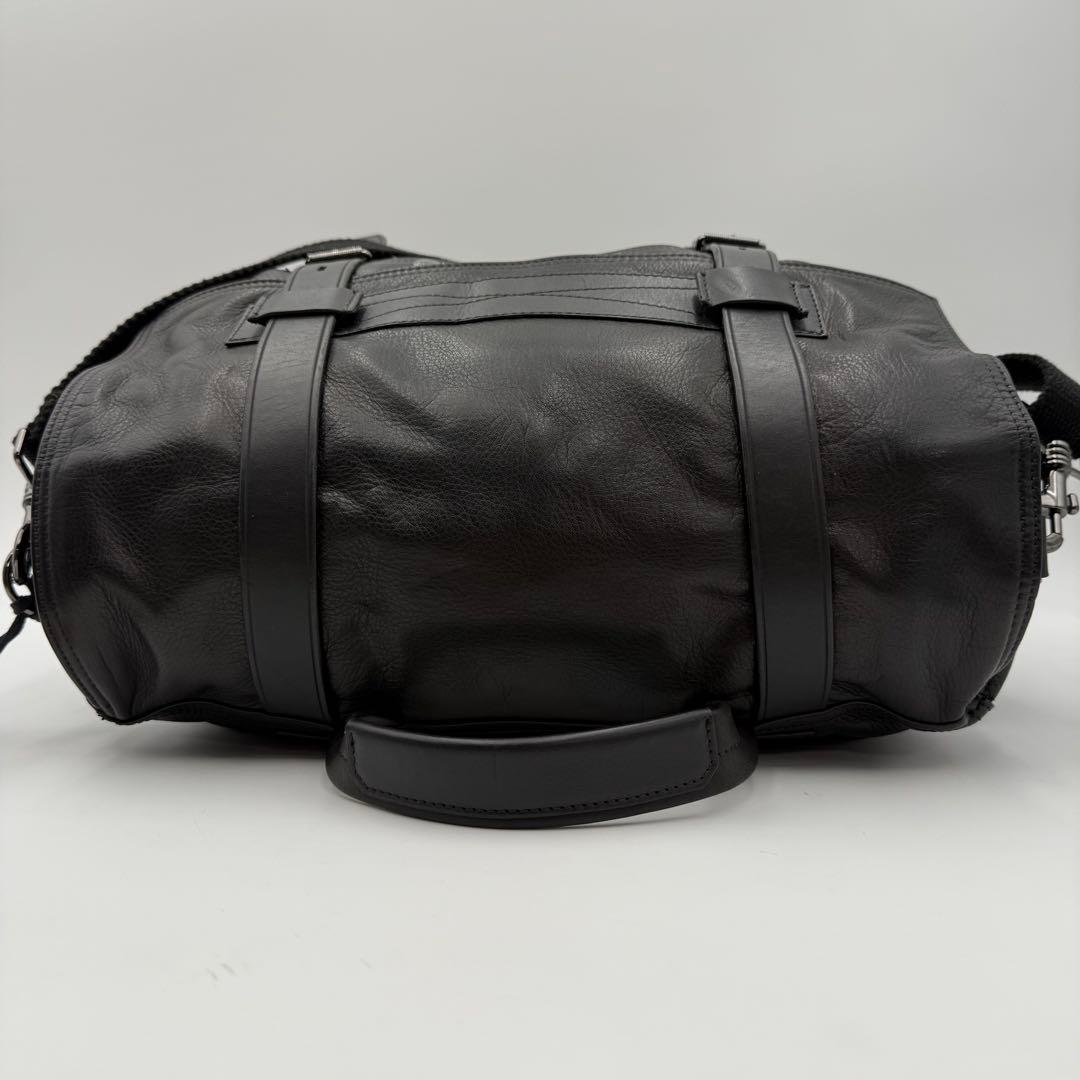 美品　タグ付き ベルスタッフ　オールレザー　メッセンジャー　ショルダーバッグ　黒