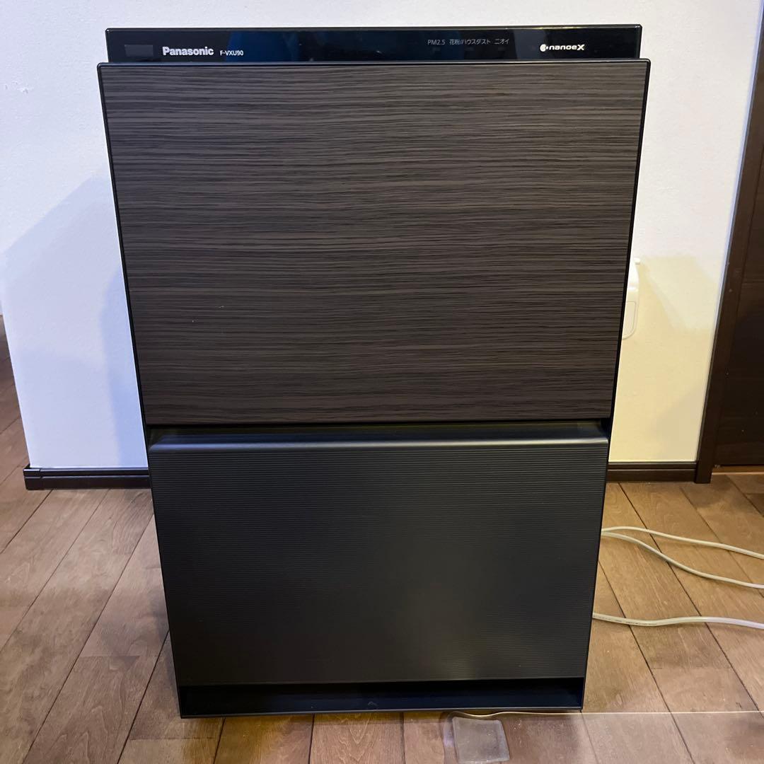Panasonic F-VXU90 2021年製 加湿空気清浄器 木目調