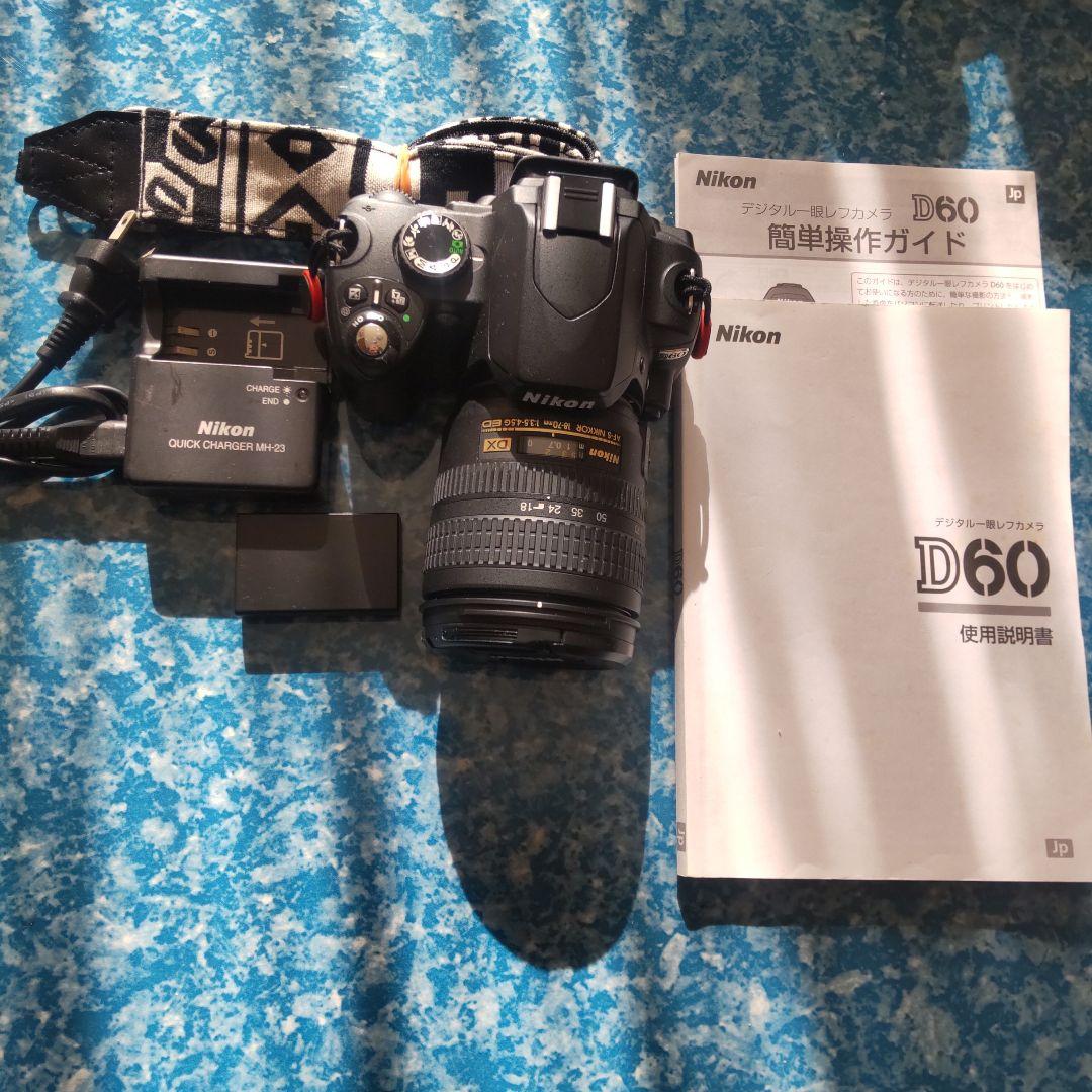 Nikon D60 デジタル一眼レフカメラ 本体とレンズセット