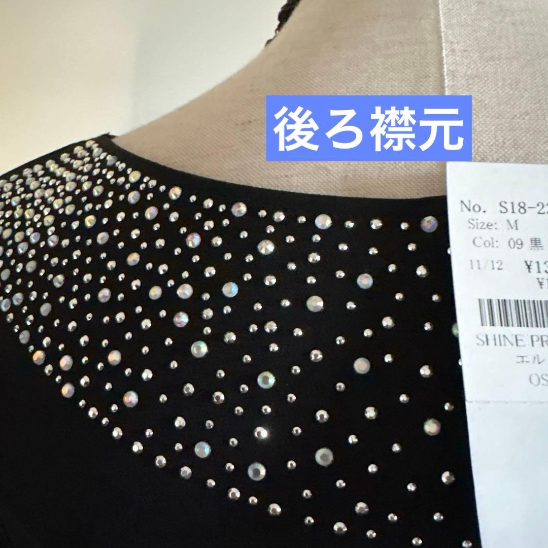 社交ダンス レッスンウェア エル・プラト　オーロラストーン装飾セットアップ