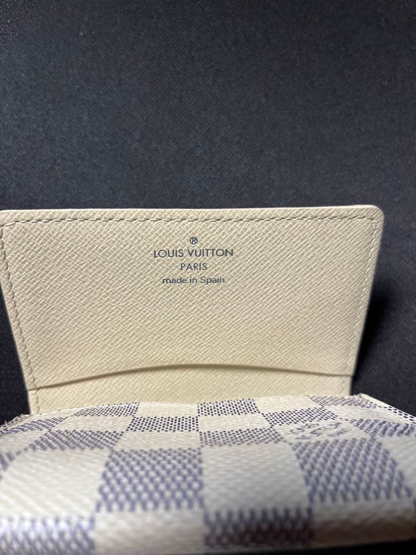 ルイ・ヴィトン　 ダミエ・アズール アンヴェロップ・カルト ドゥ ヴィジット