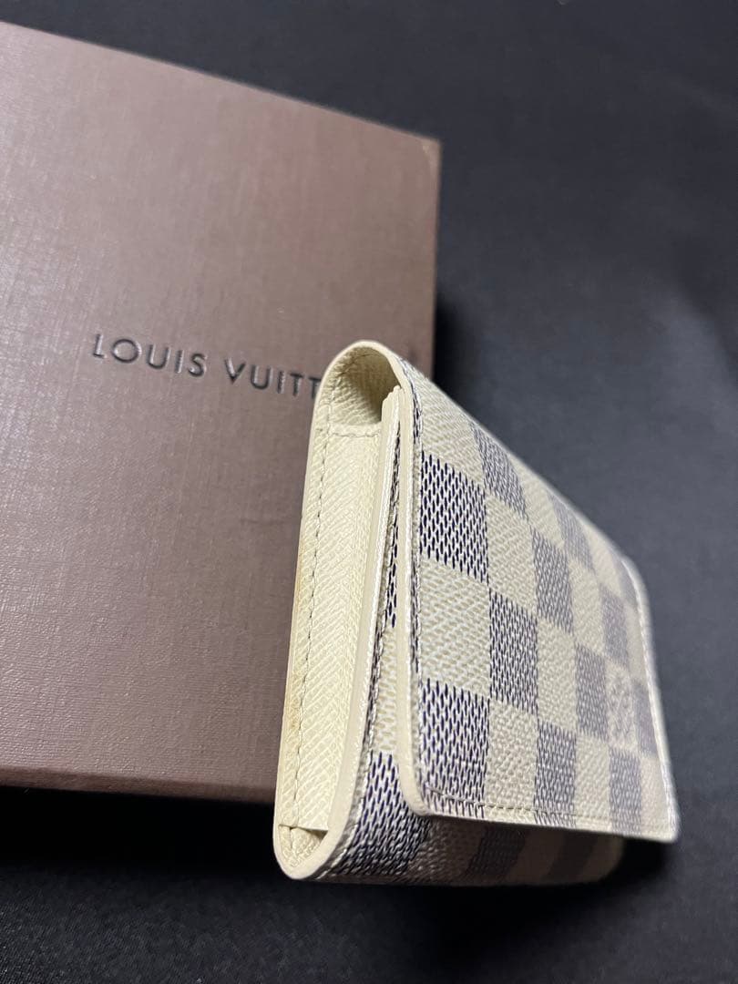 ルイ・ヴィトン　 ダミエ・アズール アンヴェロップ・カルト ドゥ ヴィジット