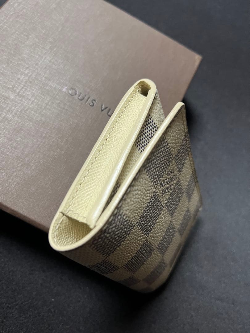 ルイ・ヴィトン　 ダミエ・アズール アンヴェロップ・カルト ドゥ ヴィジット