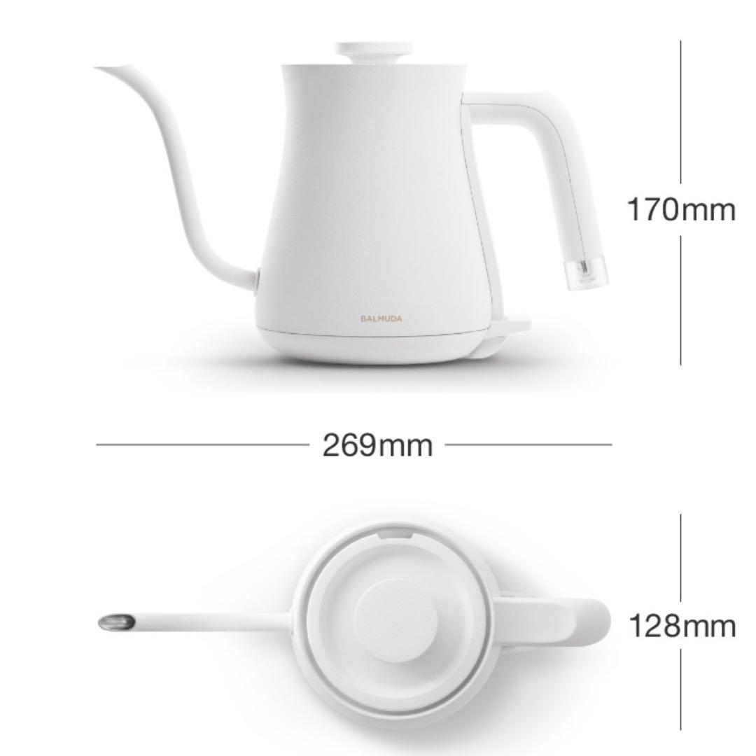 新品未使用 BALMUDA White バルミューダ 電気ケトル ホワイト