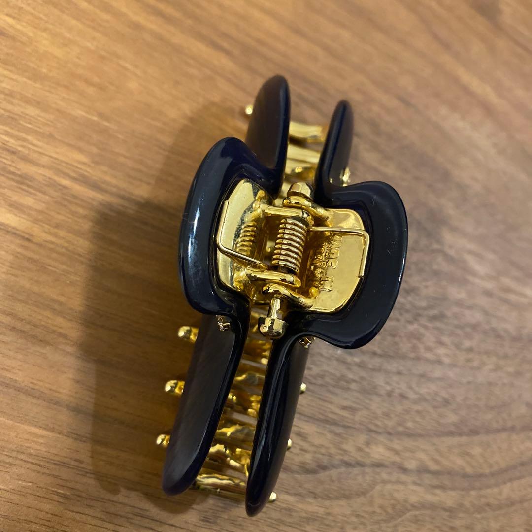 ★acca★ ニューコラーナ ビジュー付きネイビーゴールド（Lサイズ）