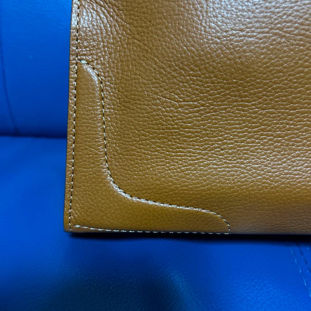 新品未使用-天皇家御用達ブラウンメンズトートバッグ