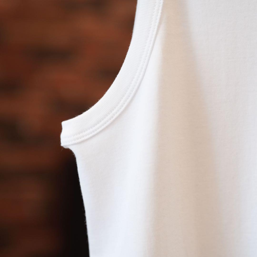 トップス ULTERIOR 25SS \"TUBULAR TANK TOP\" -WHITE-