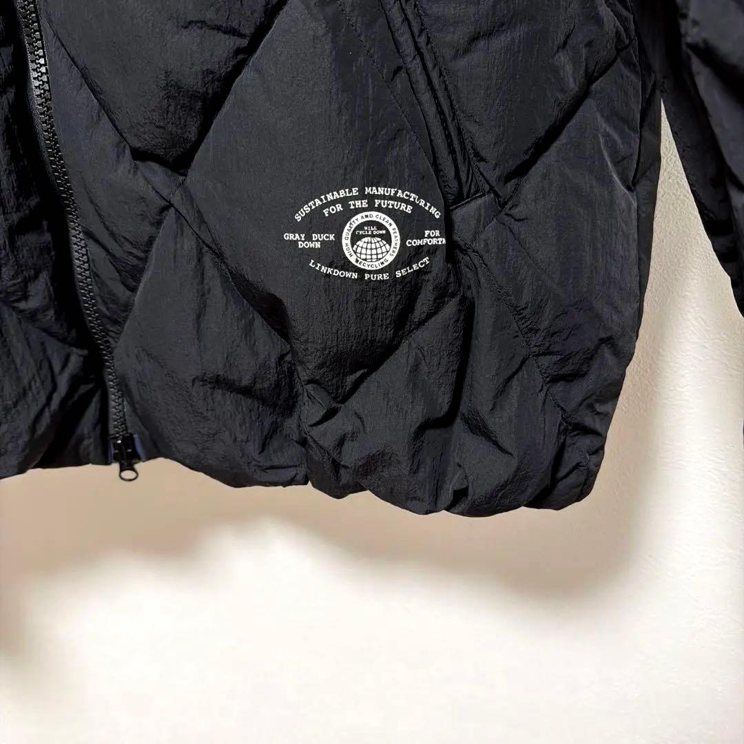 24年 ピュアルセシン リサイクルダウンジップアップフードジャケット