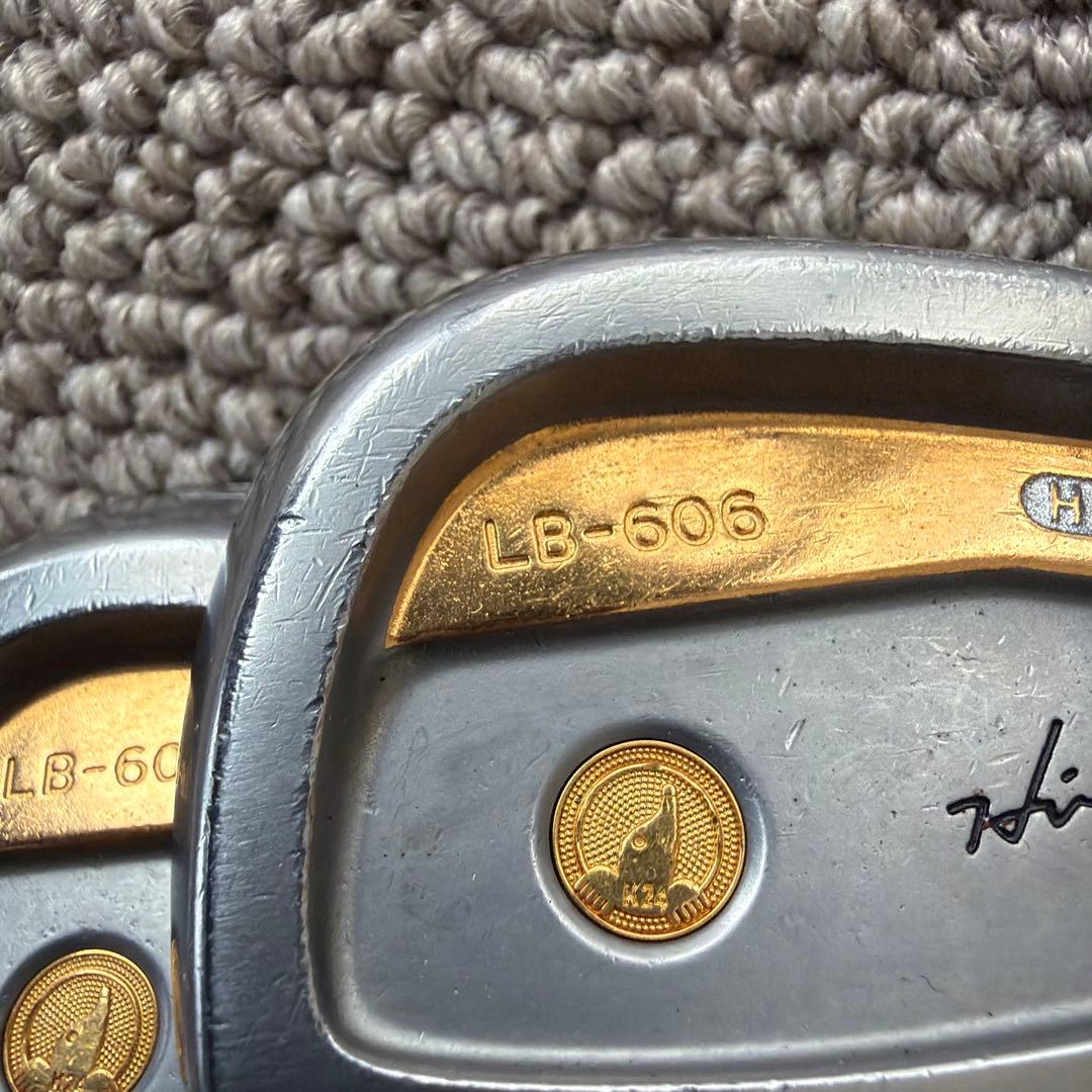 ２４Ｋ　本間LB-606 アイアンクラブセット 24金アイアンクラブセット12本