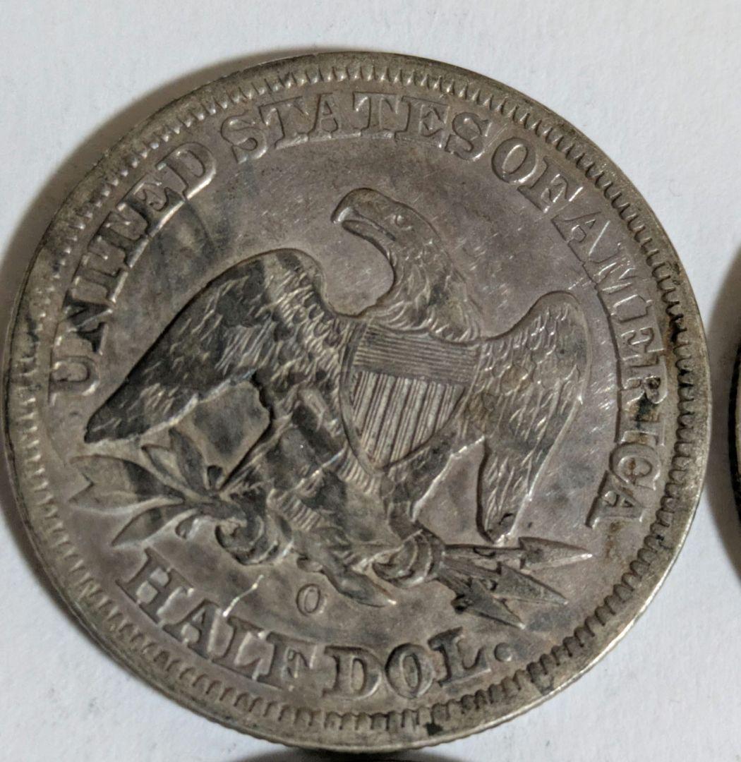 大*生様 アメリカ 銀貨  25セント シーテッドリバティハーフダラー 4